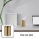 thumbnail image 3 of Desk Pen Holder Metal Pencil Organizer Pen Pencil Bucket Multi-function Makeup Brush Storage Holder, 3 of 4