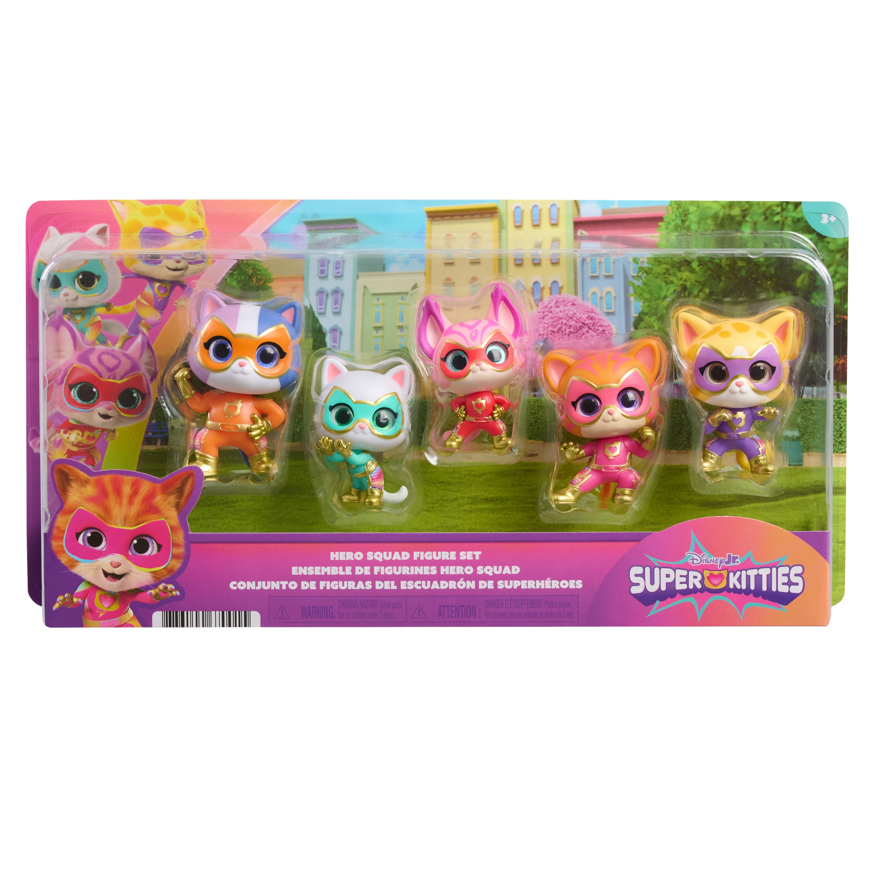 Disney Junior SuperKitties Hero Squad 5-Piece Figure Set photo 7