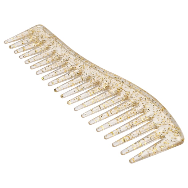 Peine De Dientes Anchos, Peine De Plástico Para Desenredar El Cabello Peine Desenredador Sin Peine De Dientes Anchos Grande Para Desenredar El Cabello Rizado, Mojado, Seco