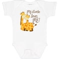 thumbnail image 3 of Inktastic My Auntie Loves Me Boys or Girls Baby Bodysuit, 3 of 5