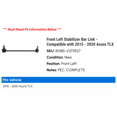 thumbnail image 2 of Front Left Stabilizer Bar Link - Compatible with 2015 - 2020 Acura TLX 2016 2017 2018 2019, 2 of 2