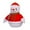 Red, variant on PPgejGEK Christmas Snowman Plush Toy 18CM, Soft Stuffed Holiday Decor Doll with Red Coat & Scarf, Festive Xmas Gift for Kids Adults Home Decoration
