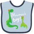 thumbnail image 3 of Inktastic Mawmaw Boy Grandson Dinosaur Boys Baby Bib, 3 of 4