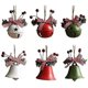 thumbnail image 1 of 6 uds campanas de Navidad campanas de Metal adornos de árbol adornos, 1 of 5