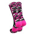 thumbnail image 2 of Pink Ribbon Awareness Camo Crew Socks (Black/Neon Pink, X-Large), 2 of 2