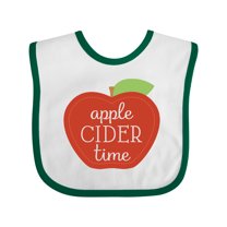 Inktastic Apple Cider Time Autumn Boys or Girls Baby Bib