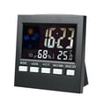 thumbnail image 1 of Binwennn Digital Timer Clock Small Stopwatch Watch for Kids Desktop Clock Alarm Colorful LCD Screen Sound Control Backlight Digital Clock Date Calendar Desk Watch, 1 of 7