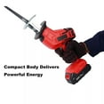 thumbnail image 3 of 24V Cordless Reciprocating Saw with Variable Speed, 2 Batteries & Charger, Lightweight Design, Includes 8 Blades for Wood, Metal, and PVC Cutting, 3 of 8