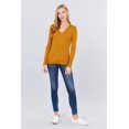 thumbnail image 2 of V-neck Sweater W/rivet Button, 2 of 5