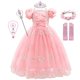 thumbnail image 2 of Disfraz de princesa Aurora Rapunzel para niña, disfraz de tul para Navidad, Halloween, cumpleaños, Disney Fivean unisex, 2 of 2