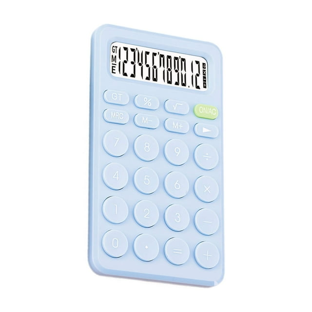 Inteprter Calculadora de gestión financiera eficiente para estudiantes 12 calculadoras portátiles para estudiantes fáciles de usar Computadoras y accesorios borroso