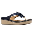 thumbnail image 3 of Sandalias para Mujer Caribe 16714 azul marino 23.5, 3 of 4