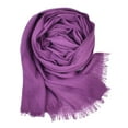 thumbnail image 2 of MSJUHEG Sheer Scarf,Boho Scarf,Scarves Lightweight,Cotton Scarf Lightweight,Floral Scarf,Tulle Tassel Scarf Shawls for Long Scarf Purple One Size, 2 of 4