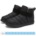 thumbnail image 2 of Zapatos Planos para Caminar Mujer Antideslizantes Forrados de Felpa para Viajes al Aire Libre (40) Negro, 2 of 9