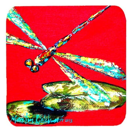 

Insect - Dragonfly Shoo-Fly Foam Coasters Set Of 4