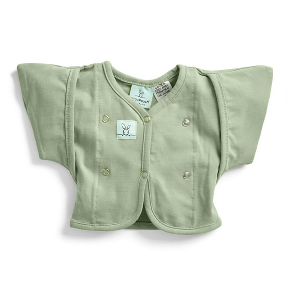 ergoPouch Cardigan Papillon 0.2 TOG avec Poches pour Bras Aide à la Transition Emmaillotage Bébé sur Tout Sac de Couchage (2-6 Mois Saule)