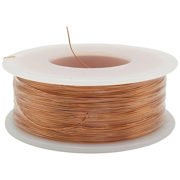 1/4 Pound 30 Gauge Enameled Copper Magnet Wire, Approx. 775 Feet Length