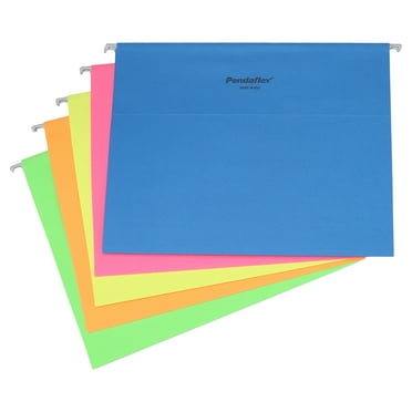 Pendaflex Recycled Hanging File Folders, Letter Size, Assorted, 10 Pack
