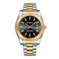 thumbnail image 2 of Resicozy Men’s Wrist Watch Stainless Steel Business Wristwatch with Date Waterproof Classic Casual Watch B One Size, 2 of 3
