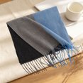 thumbnail image 4 of Atkumj Men's Scarf Trendy Warm Cozy Tassels Winter Scarf for Cold Weather, 4 of 5
