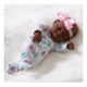 thumbnail image 4 of Bebé Reborn Muñeca De Cuerpo 10in ROPA BLANCO Y ELEFANTES COLORES, 4 of 5