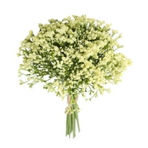Artificial Flowers - Household Imitation - Artificial 12Pcs Babys Breath Artificial Flowers For Decoration Gypsophila Bouquet For Flower Arrangement Light - 12X Yellow Flowers