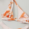 thumbnail image 4 of Cameland Ladies' Sexy Split Fashion Shoulder Steel Support Bikini Solid Color Two-piece Swimsuit, 4 of 6
