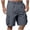 Dark Gray Shorts for Men, variant on Men's Cargo Pants Elastic Waist Multi Pocket Design Solid Pattern High Quality Material For Lasting Wear Wine XXL