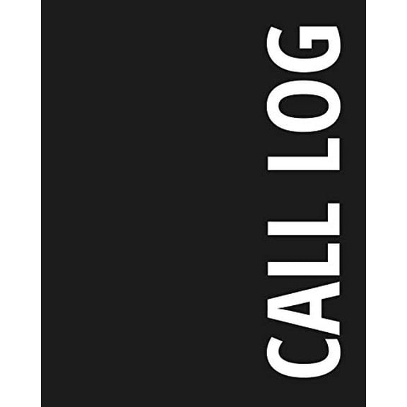 Pre-Owned Call Log: Simple Phone Call & Voicemail Recording Log Book, 500+ Telephone Log Space, Home & Office Accessories, 9781659417470, 1659417473, Paperback,