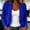 *Blue, variant on ClodeEU Women's Lightweight Lapel Blazer Jacket,Casual Business Work Jacket Army Green,Women's Plus L