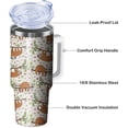 thumbnail image 3 of Sloth Tumbler with Handle and Straw, 40 oz Stainless Steel Insulated Cup with Lid and Straw,Travel Coffee Mug Water Bottle, Birthday Christmas Mothers Day Gifts for Animal Lovers Women, 3 of 6