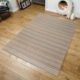 thumbnail image 1 of Riviera Beige And Gray Striped Rug 27"X45", 1 of 1