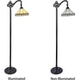thumbnail image 2 of RADIANCE Goods Tiffany-Style 1 Light Reading Floor Lamp 11" Wide, 2 of 2