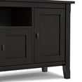 thumbnail image 4 of Simpli Home Warm Shaker 72 inch Wide Solid Wood TV Stand in Hickory Brown For TVs up to 80 inches, 4 of 11