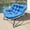 Black+Blue, variant on New 9.7Ibs Ultra-Plush Rattan Rocking Chair With Anti-Tip Design, 450LB Capacity Rattan Lounge Chair for Balcony,Living Room,Garden,Patio - Easy Assembly Blue