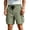 Army Green, variant on Big & Tall Men's Cargo Shorts 5 Pockets 7" Inseam Quick Dry Outdoor Hiking Short Pants Elastic Waist Drawstring Above Knee for Work