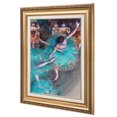 thumbnail image 7 of DECORARTS - Dancer in Green by Edgar Degas. World Famous Painting Reproduction. Giclee Prints in Classic Golden Frame Ready to Hang, Total Framed size: W 30" x H 42", 7 of 7