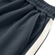 thumbnail image 5 of Ceisia Men's Ribbed Straight-Leg Casual Trousers | Elastic Waist Contrast Stripe Draped Pants (Multiple Solid Colors) Gifts, 5 of 8