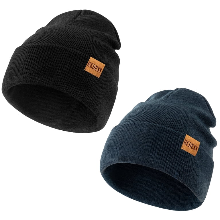 REDESS 2-Pack Winter Knit Cuffed Beanies photo 1