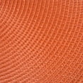 thumbnail image 2 of CC Home Furnishings Concentric Circles Woven Round Placemats - 15" - Orange - Set of 6, 2 of 2