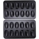 thumbnail image 1 of YumAssist - Juego de 2 sartenes antiadherentes para magdalenas, 12 tazas, resistentes, con forma de concha, para hornear pasteles., 1 of 5