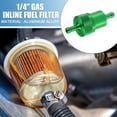 thumbnail image 2 of Filtros de combustible en línea universales para gasolina para motores pequeños, bicicleta, UTV, motocicleta verde de Bargains Únicos, 2 of 7