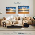 thumbnail image 4 of Elephant Stock Beach Sunrise Scene Wall Art - Horizontal Canvas Wall Art - Living Room Wall Decor - Beach Canvas - Brown And Gray Decor - 39" x 26", 4 of 8