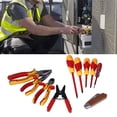 thumbnail image 4 of Ensemble d'Outils Isolés 10 Pcs Ensemble d'Outils d'Électricien Isolés avec Embout à Tête Rainurée Ensemble de Tournevis d'Électricien, 4 of 8