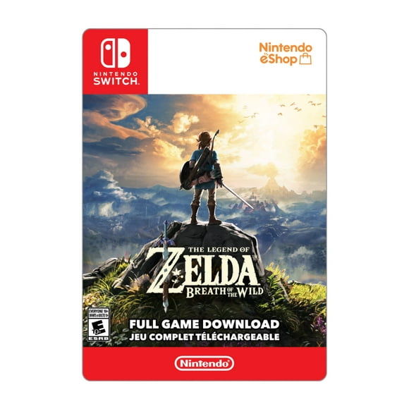 Nintendo Switch The Legend of Zelda: Breath of the Wild 79.99 (Digital Code)