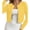 C1-Yellow, variant on Chiclily Women's Cropped Cardigan Sweaters Long Sleeve Crew Neck Button Down Knit Bolero Shrugs Tops