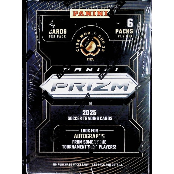 2025 Panini Prizm FIFA Club World Cup Soccer Factory Sealed Blaster Box 24 Cards