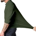 thumbnail image 4 of Breezora Men's Dress Shirt Muscle Fit Slim Fit Long Sleeve Casual Button Down for Sport Business and Everyday Wear XXL Size Mint Green, 4 of 6