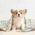 thumbnail image 4 of Pofeuu Flower Rabbit Print Puppy Blanket,Dog Blankets,Pet Blanket Cozy Cat Blankets for Indoor Cats, Fuzzy Pet Blanket for Kitten Doggy Dog Blankets-Small, 4 of 8