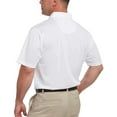 thumbnail image 2 of Pebble Beach Mens Short Sleeve Performance Polo White, XX-Large, 2 of 2